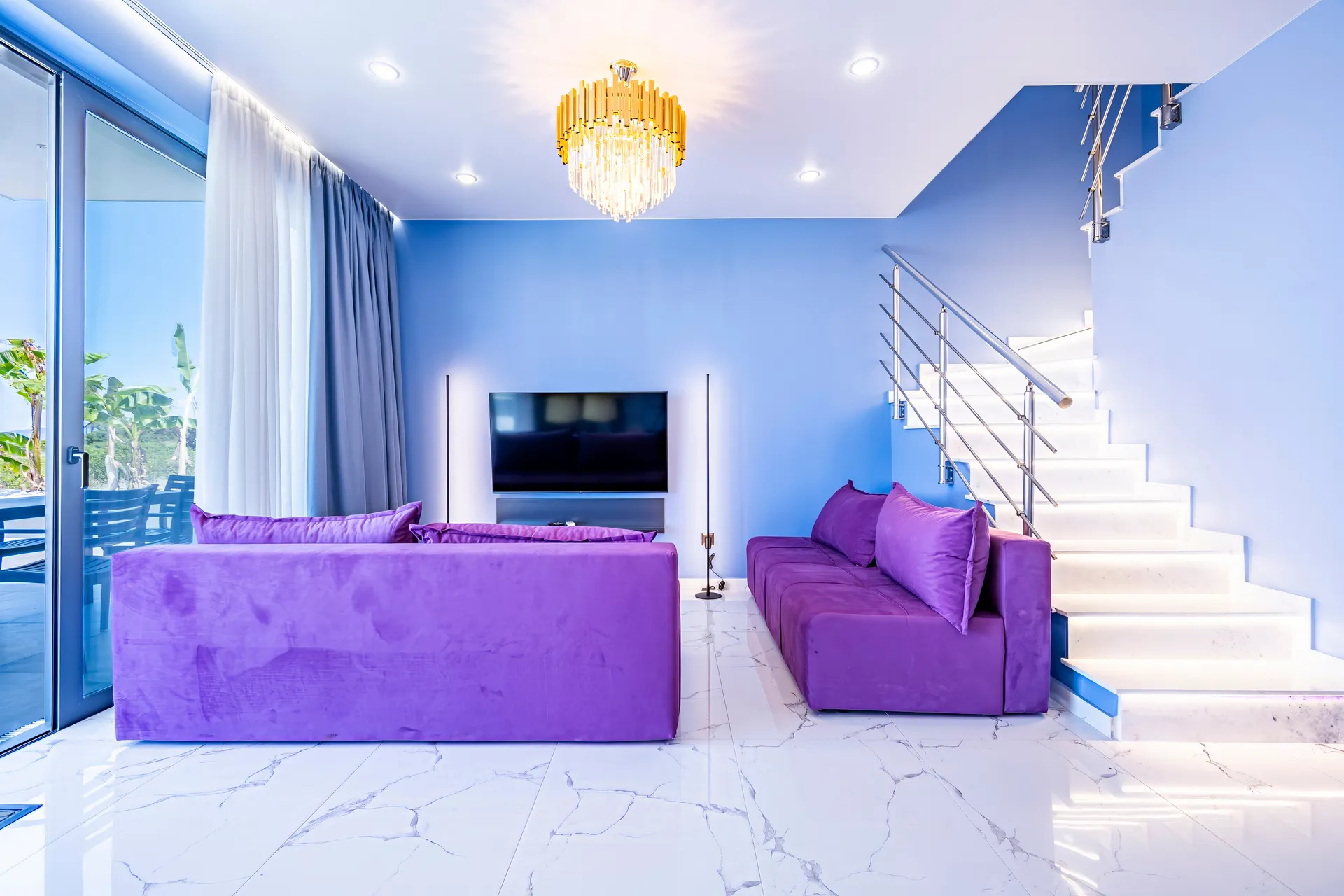 Continent Villas - Villa City dnevna soba